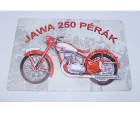 CEDULE - JAWA 250 PÉRÁK - (30X20CM)